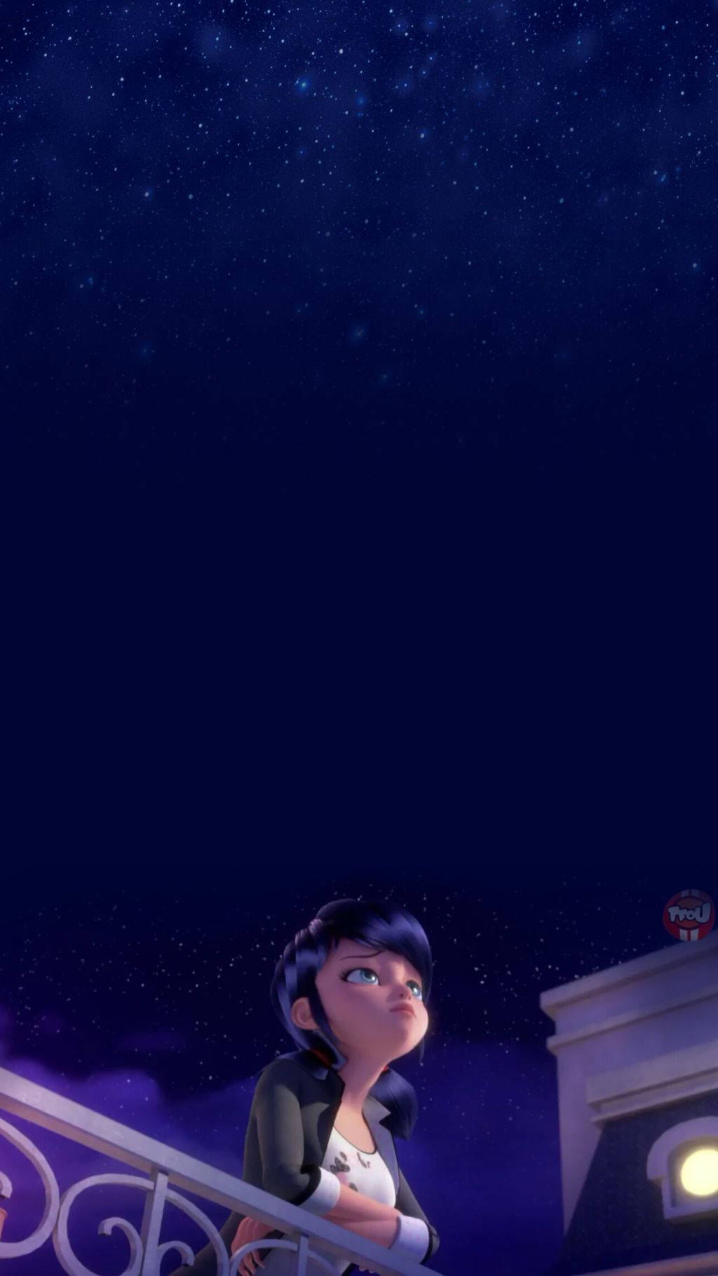 Miraculous Ladybug Marinette Starry Night Wallpaper