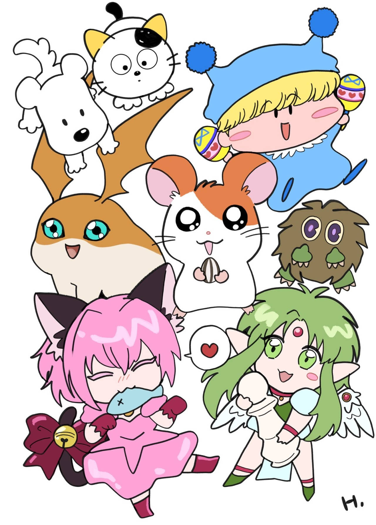 Mirmo De Pon And Friends Wallpaper