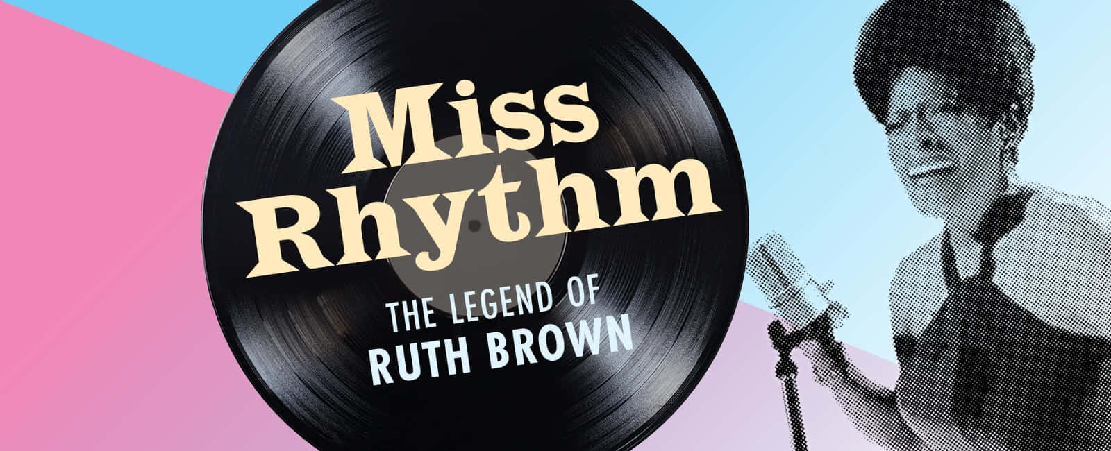 Miss Rhythm Legendof Ruth Brown Vinyl Design Wallpaper