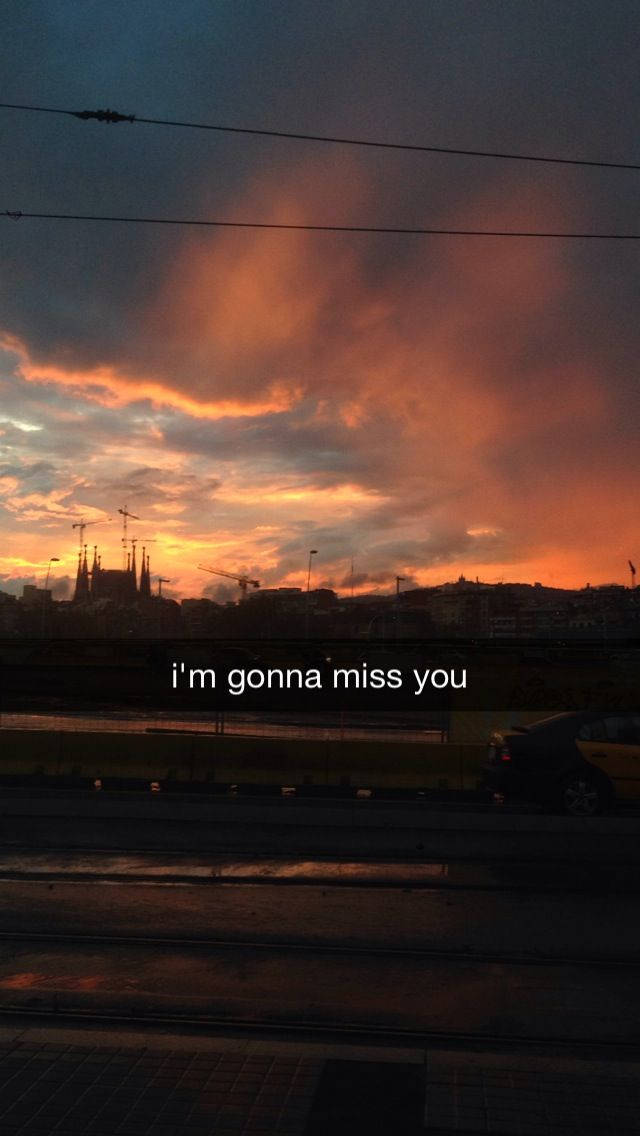 Missing You Snapchat Wallpaper