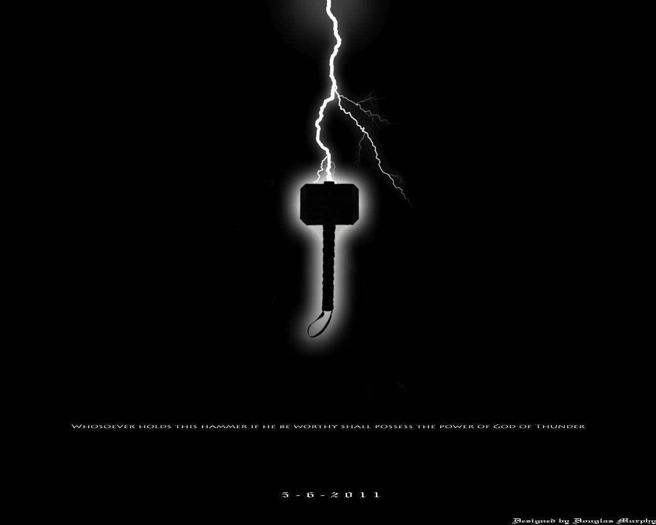 Mjölnir, Thor's Mighty Hammer Wallpaper