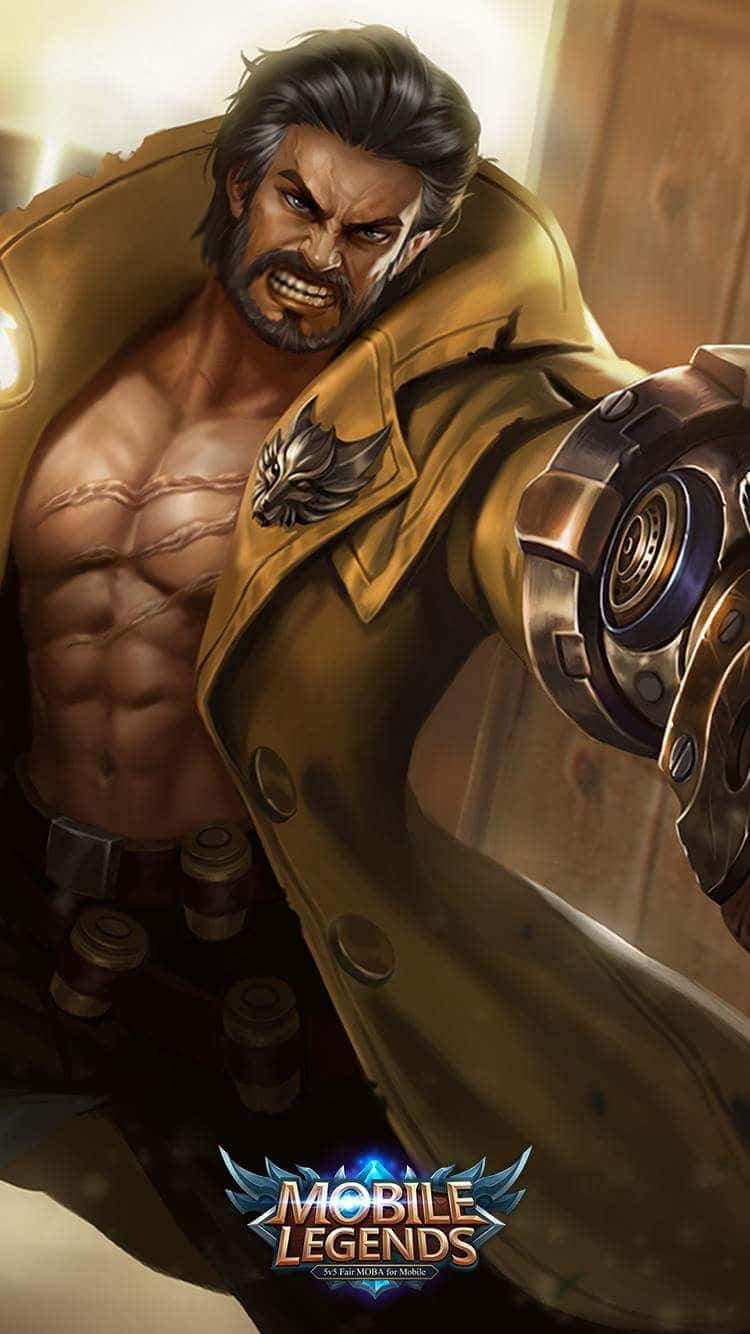 Mobile Legends Roger Character Artwork Wallpaper