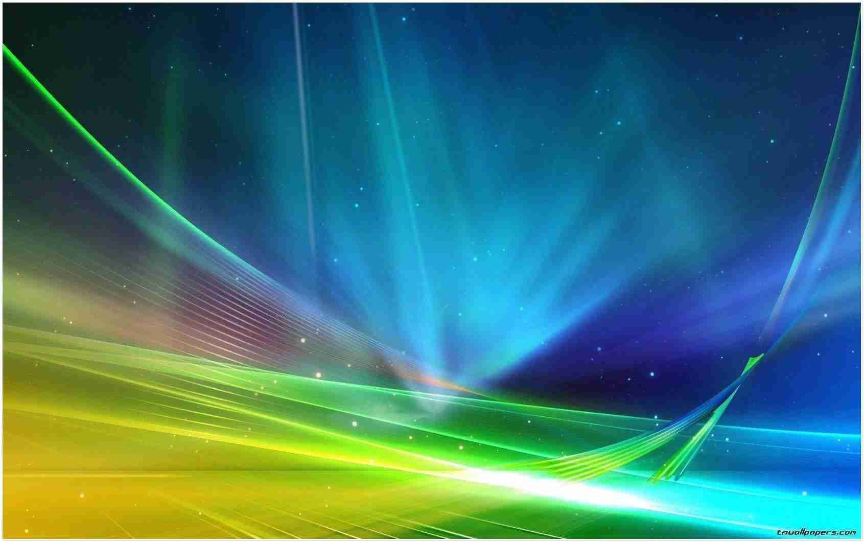 Modern Aurora Windows Vista Wallpaper