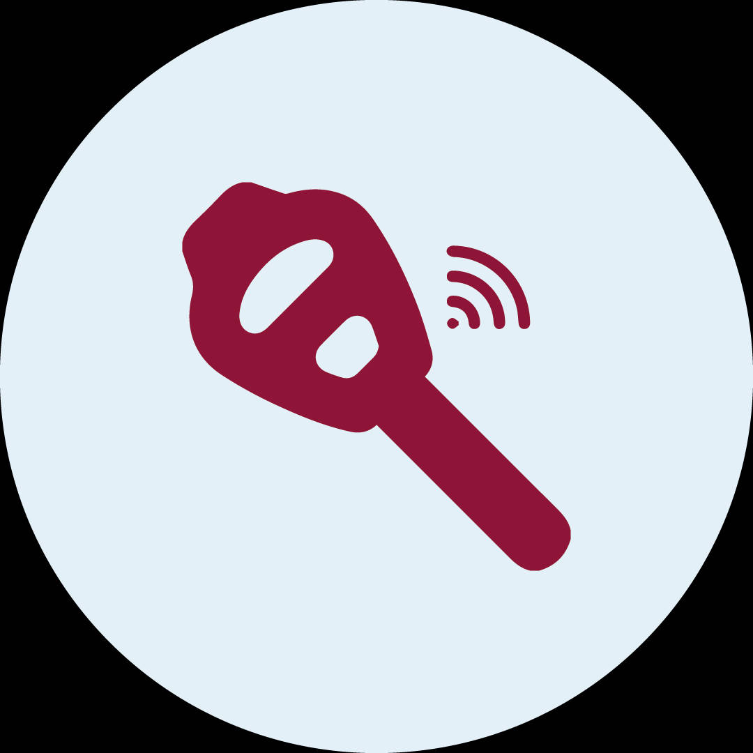 Modern Car Key With Wi-fi Symbol Wallpaper