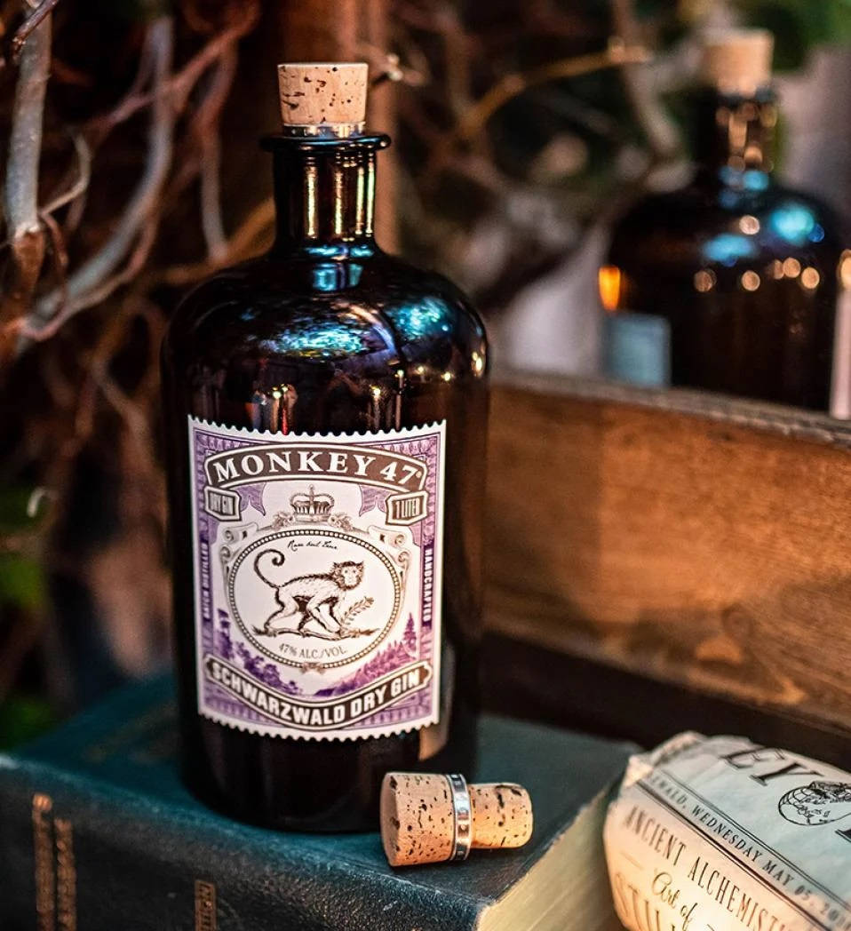 Monkey 47 Gin Schwarzwald Dry German Liquor Wallpaper