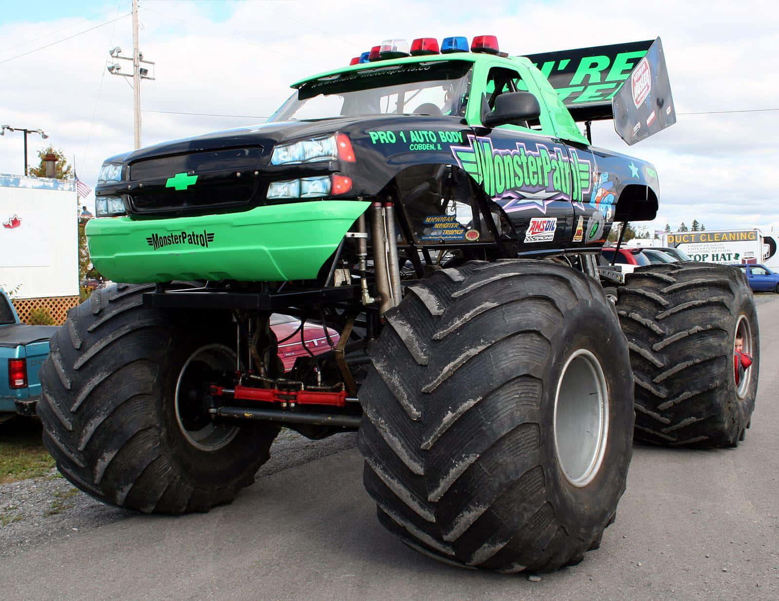 Monster Patrol Monster Truck Wallpaper