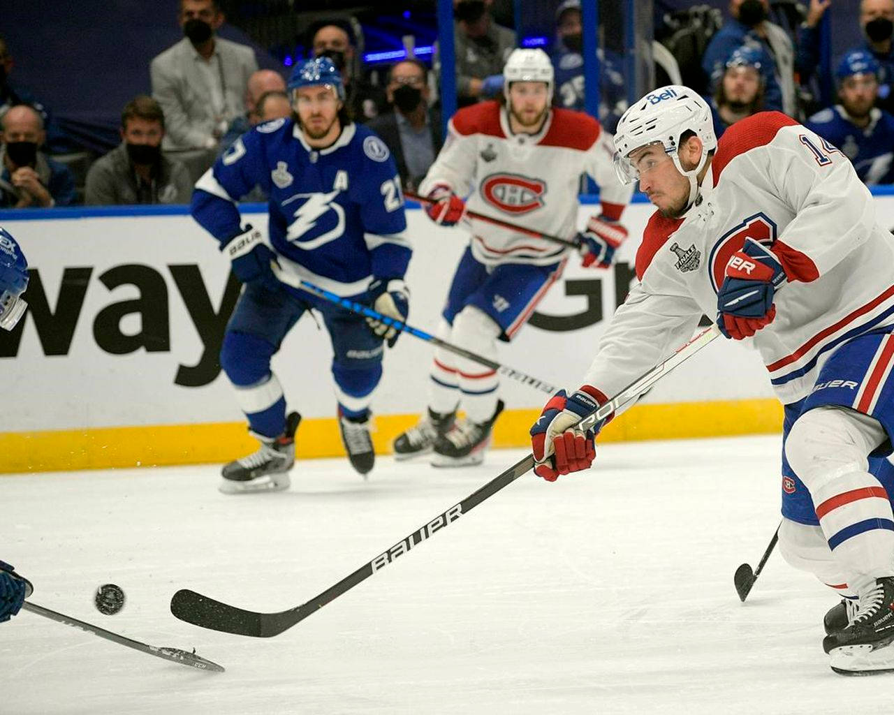 Montreal Canadiens Nick Suzuki 2021 Stanley Cup Finals Wallpaper