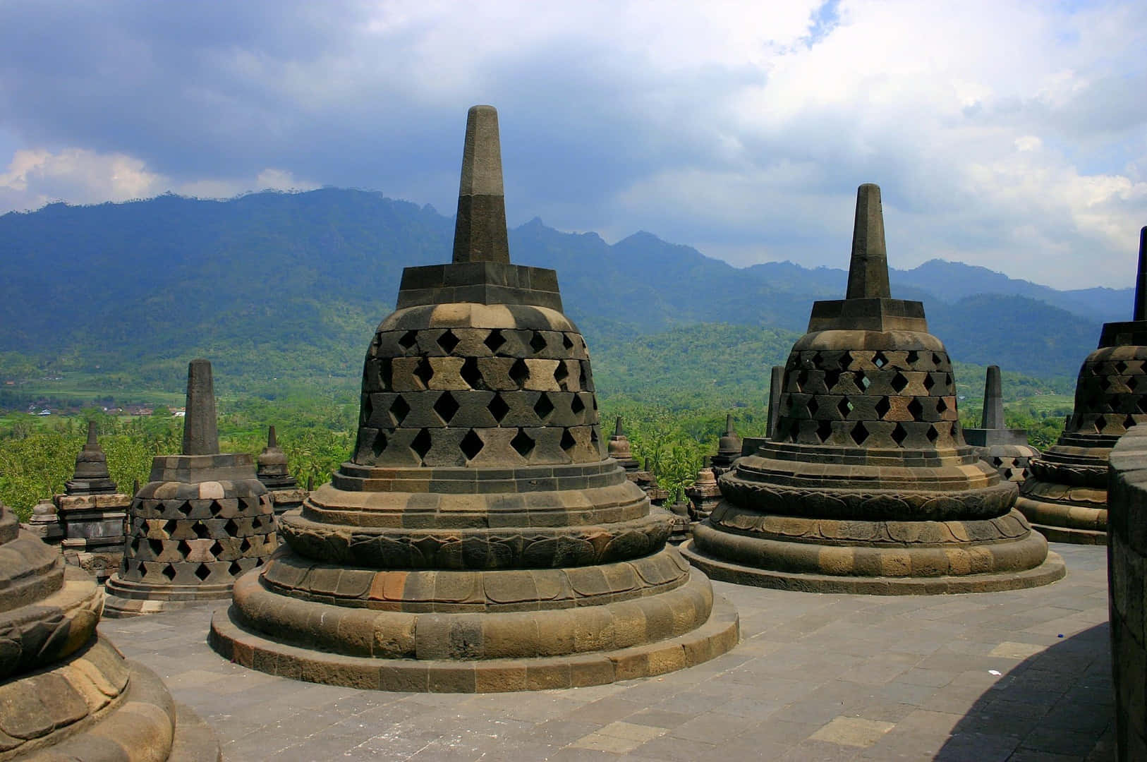 Monument In Borobudur Temple Wallpaper