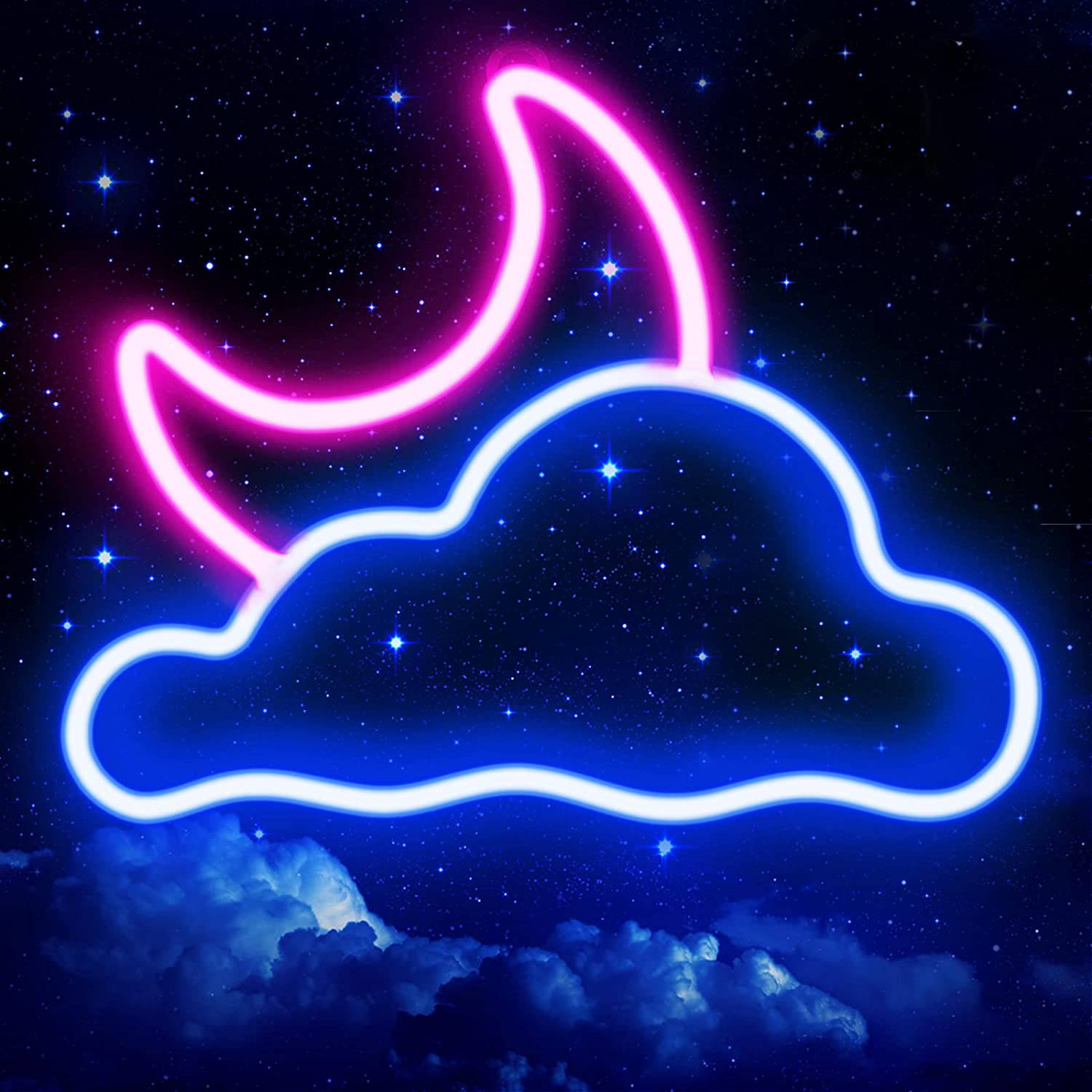 Moon And Cloud Light Wallpaper