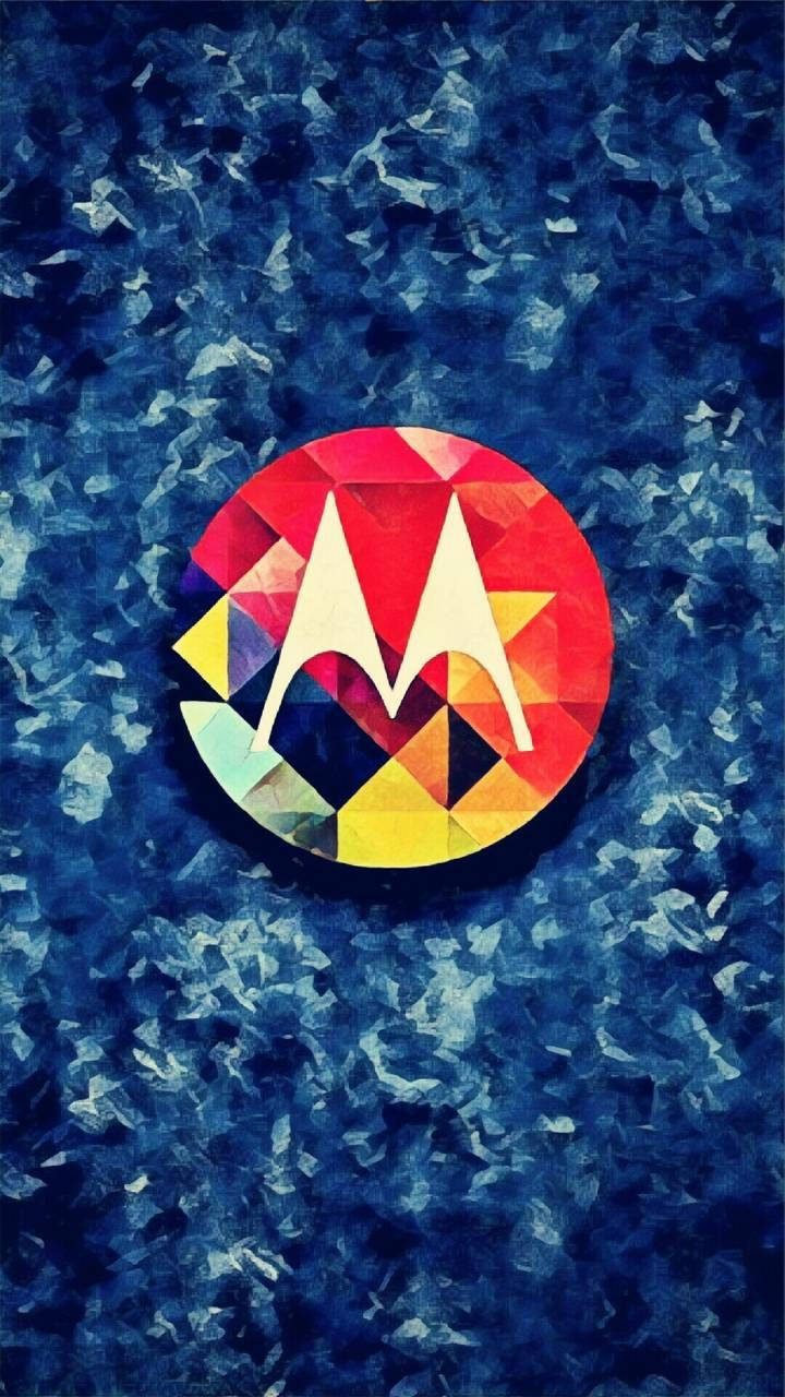 Motorola Blue Art Wallpaper