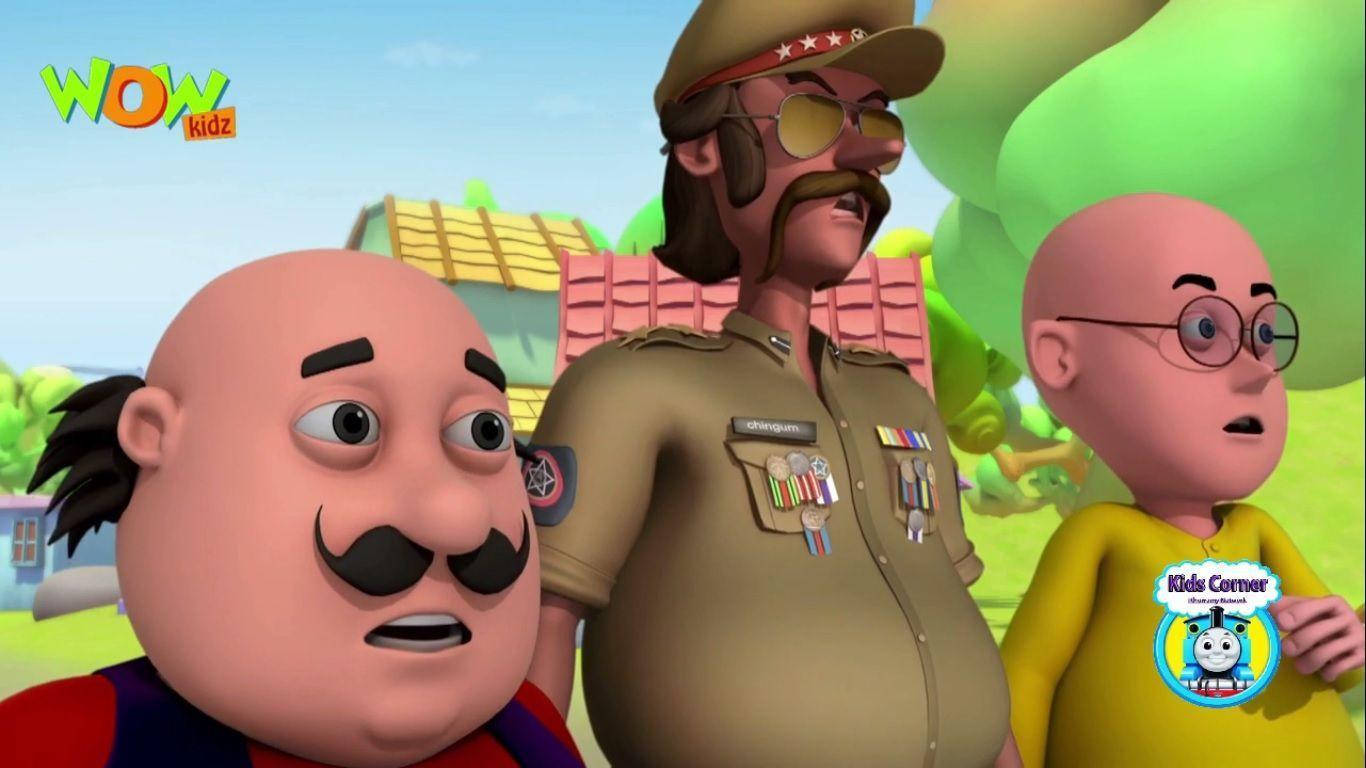 Motu Patlu Chingam Concerned Wallpaper