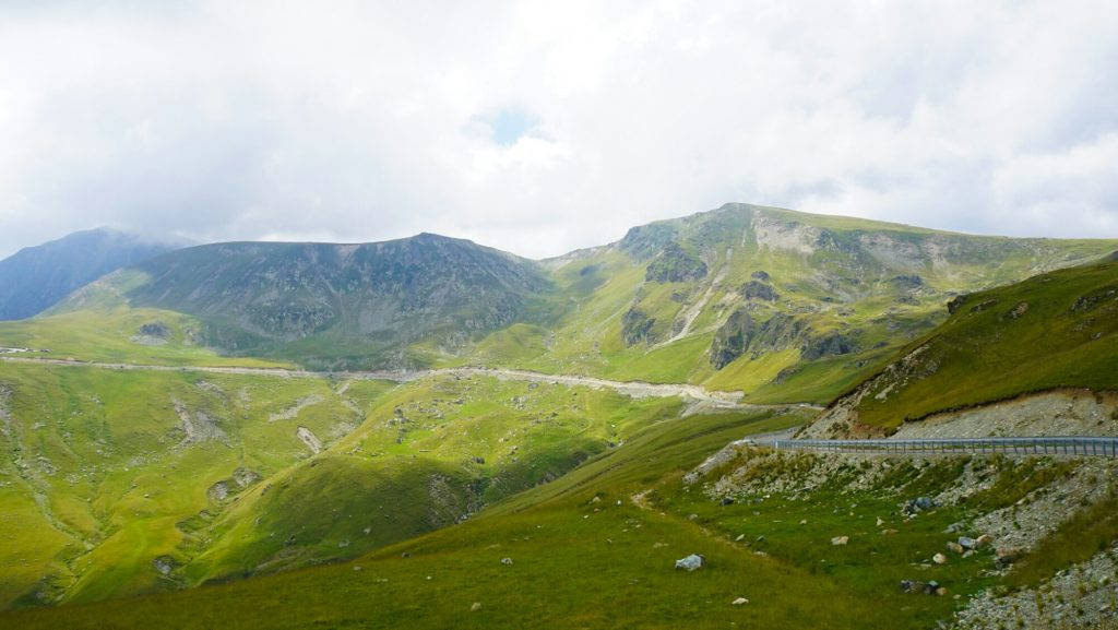 Mountain Pass In Romania Wallpaper