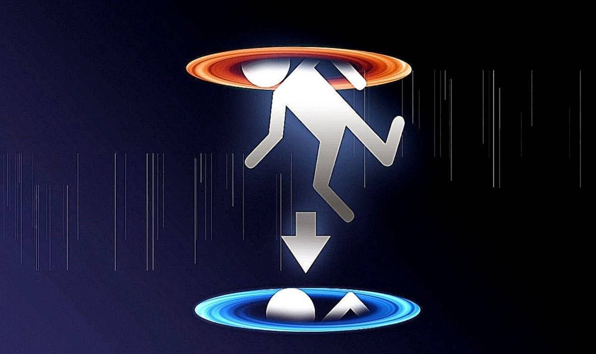 Moving Man From Portal Wallpaper