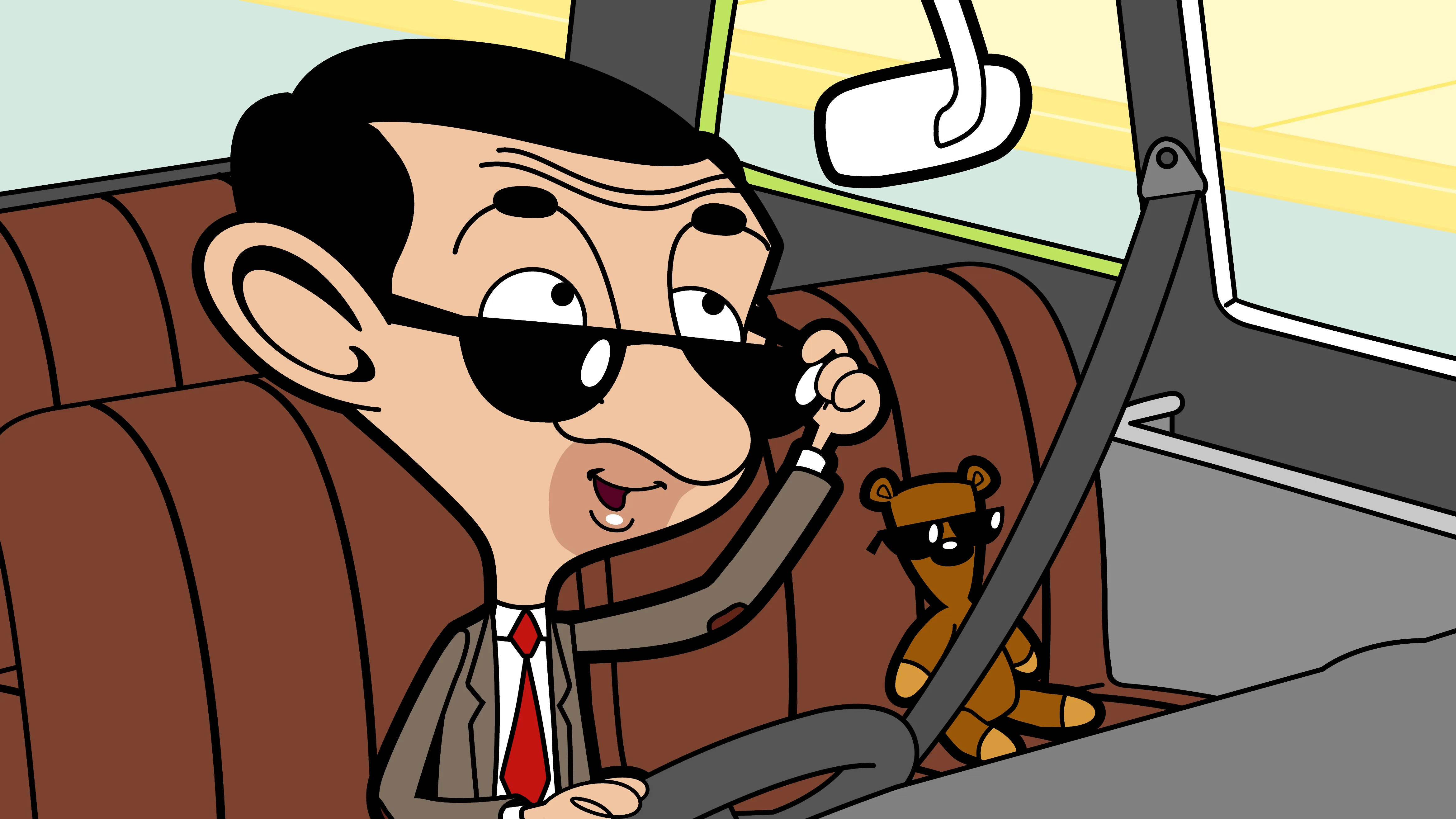 Mr Bean 4k Sunglasses Wallpaper