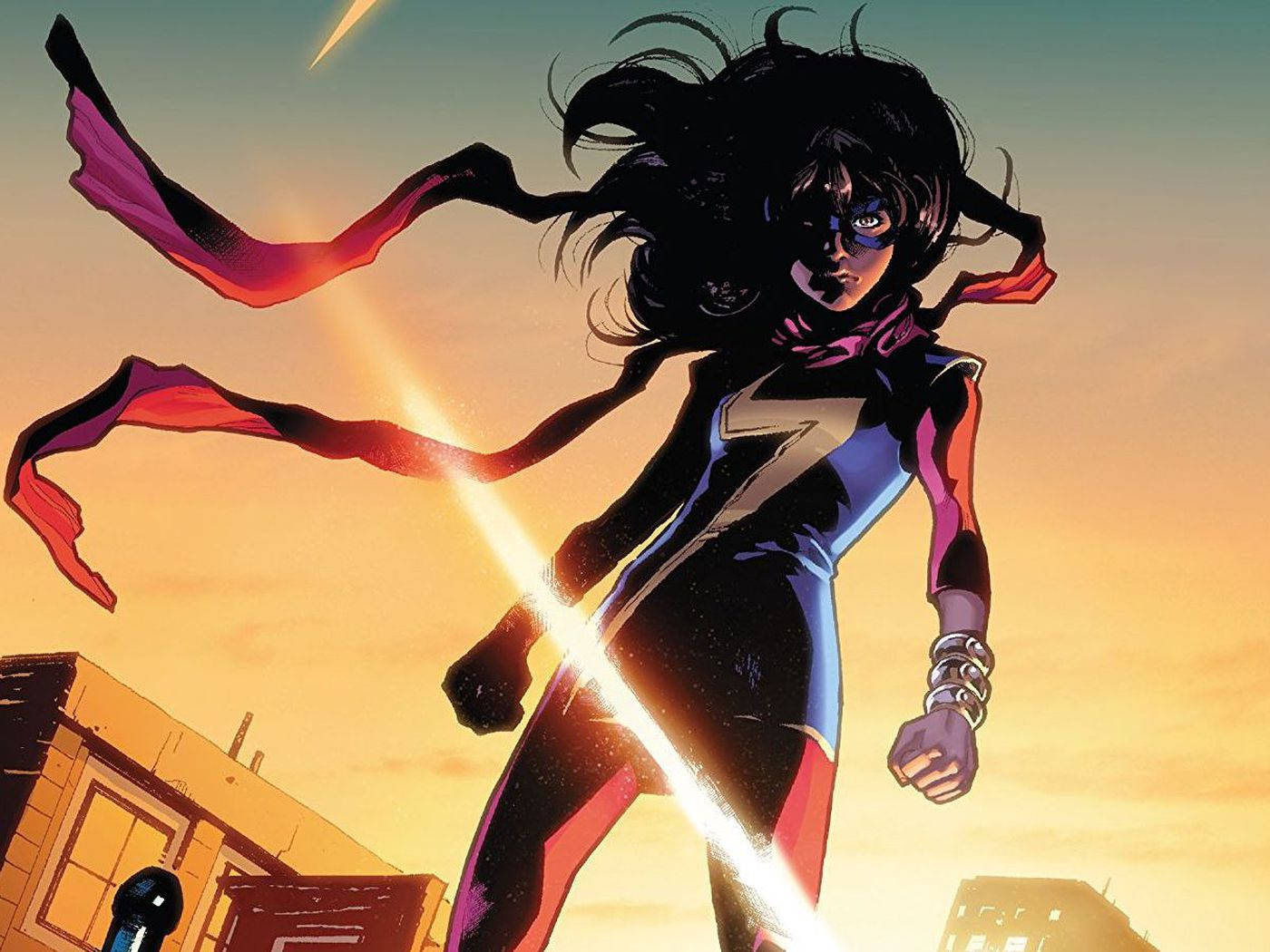 Ms Marvel Golden Hour Wallpaper