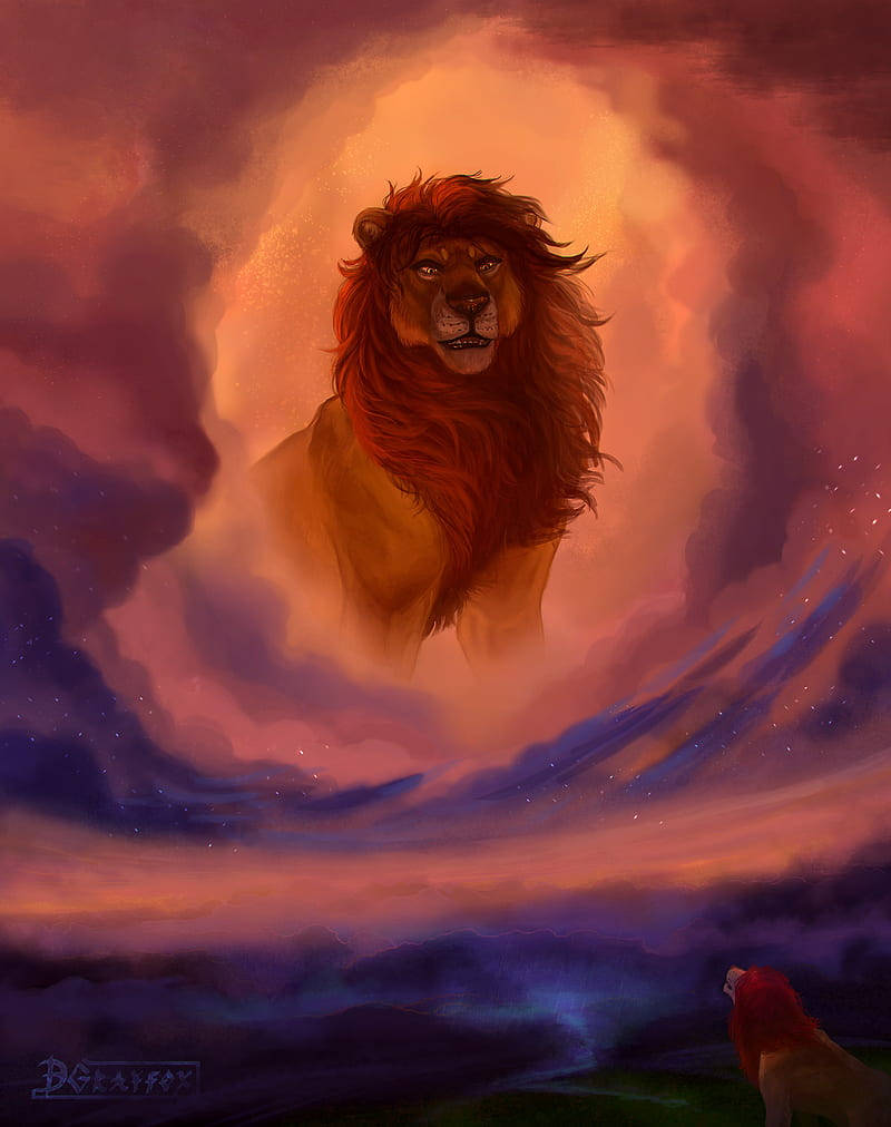 Mufasa And Simba The Lion King Wallpaper