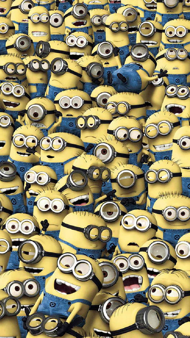 Multiple Minion Phone Wallpaper