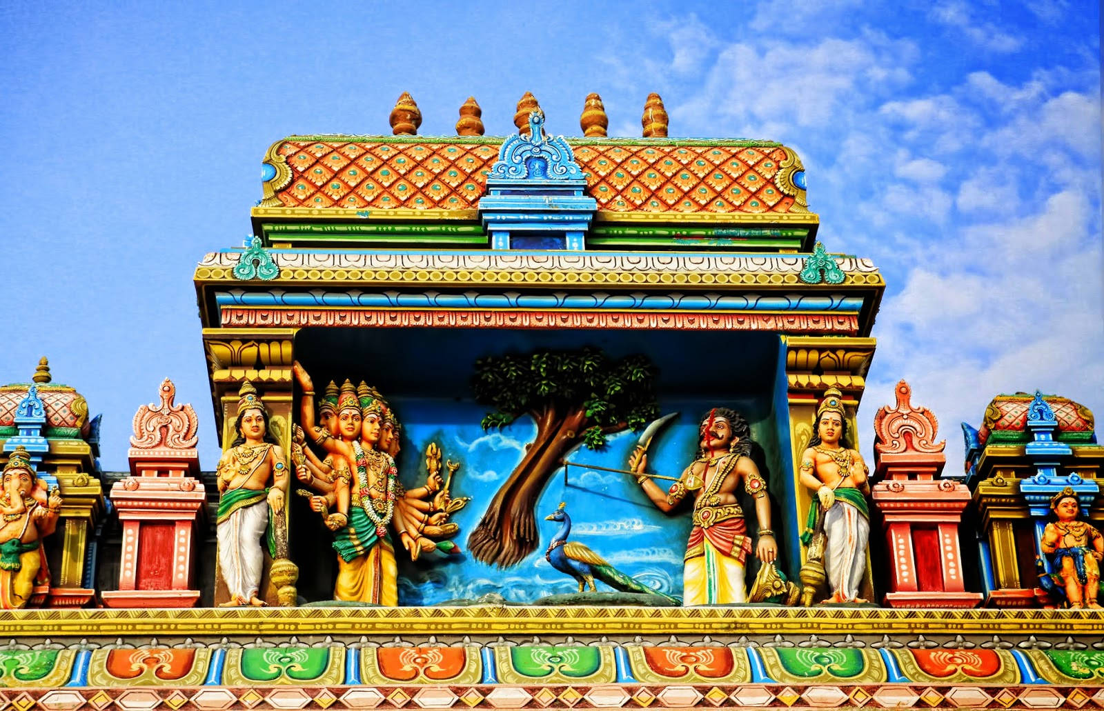 Murugan Temple Close-up Wallpaper