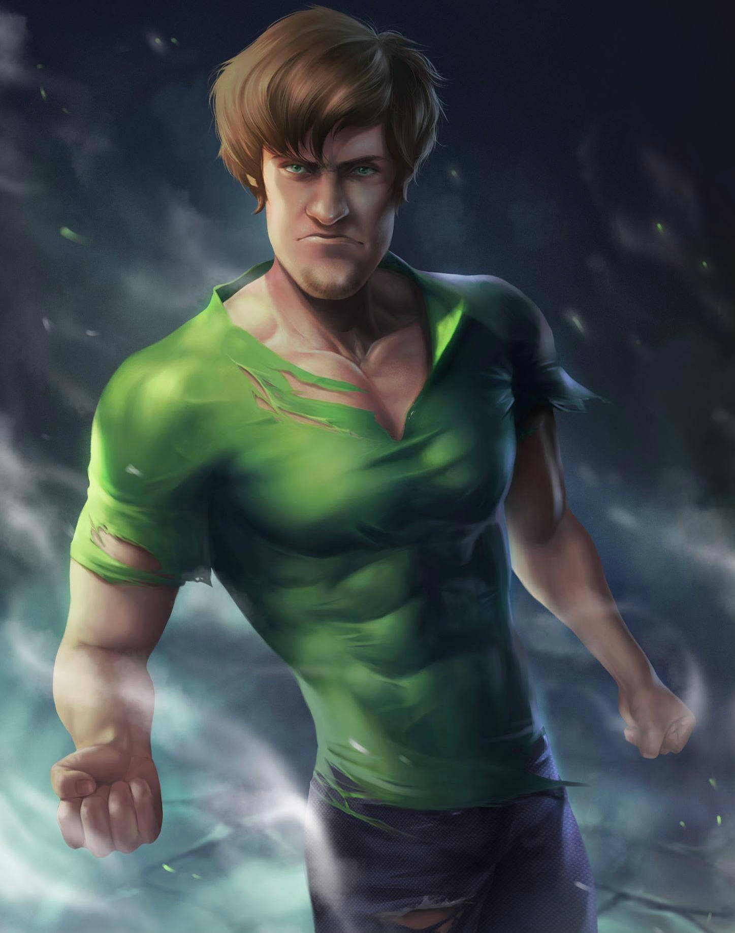 Muscular Shaggy Ultra Instinct Wallpaper