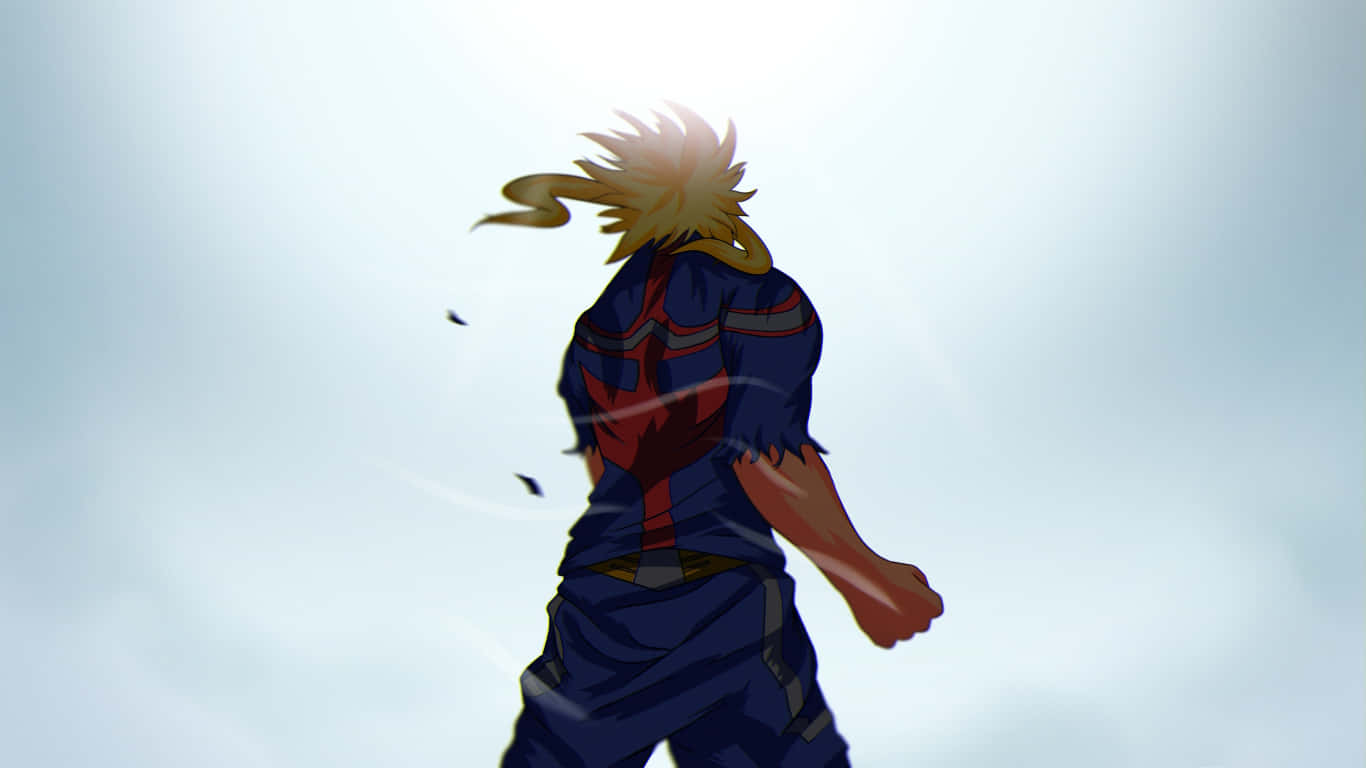 My Hero Academia Laptop With Katsuki Training Wallpaper