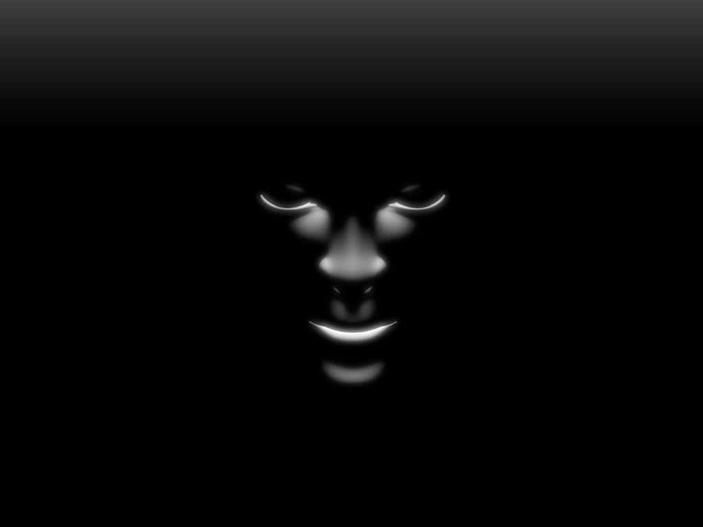 Mysterious Facein Darkness Wallpaper