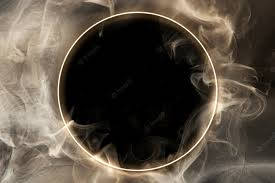 Mystical Glowing Circle On Dark Background Wallpaper