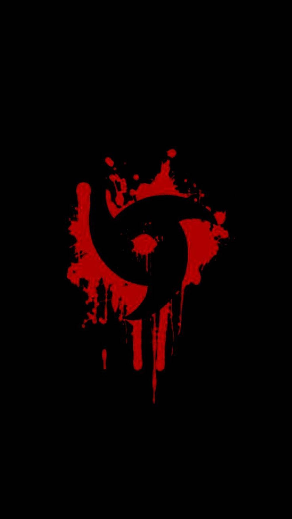 Naruto Black Itachi's Mangekyō Sharingan Eyes Wallpaper