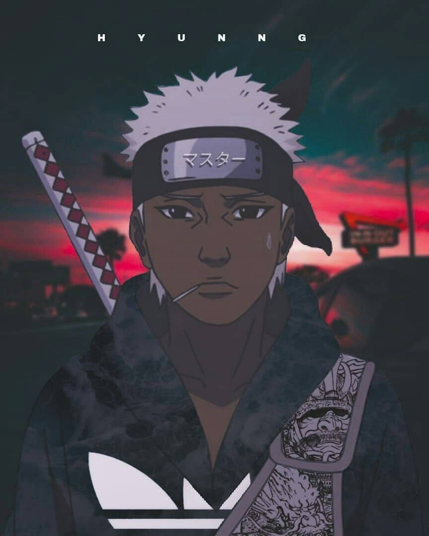 Naruto Drip As Anime Character Omoi Wallpaper