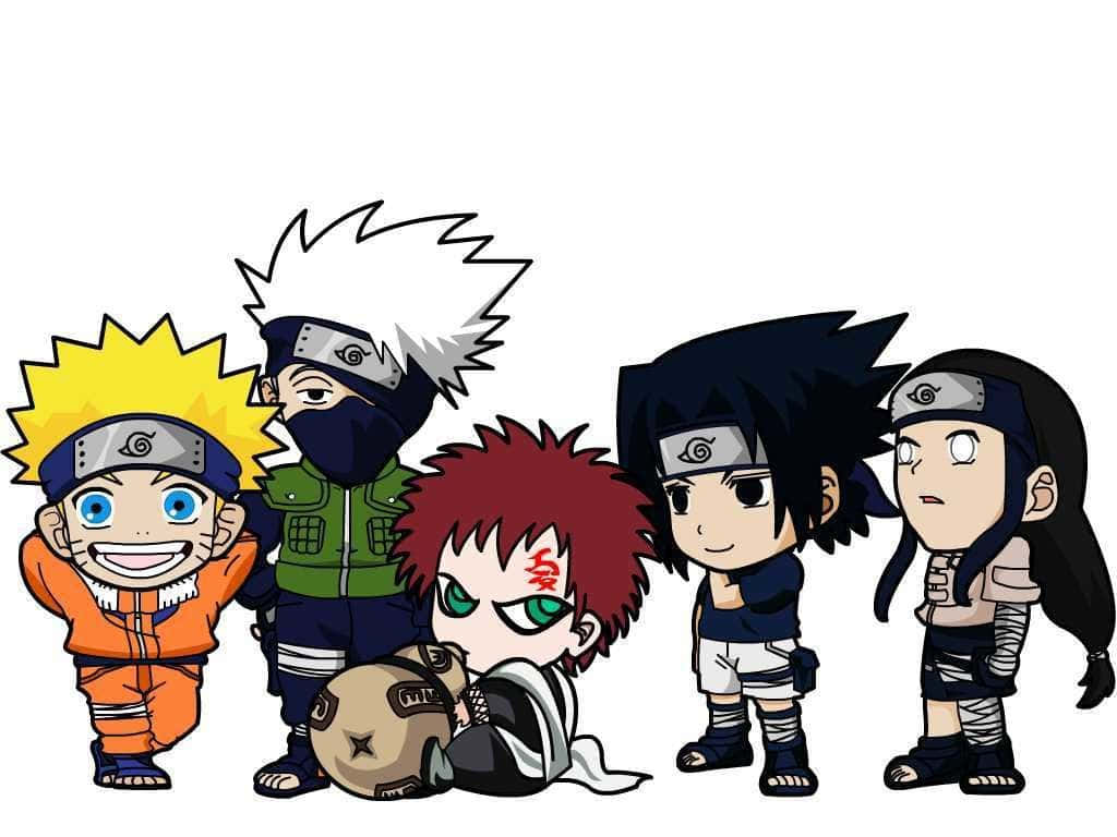 Naruto Manga Anime Chibi Ninjas Wallpaper