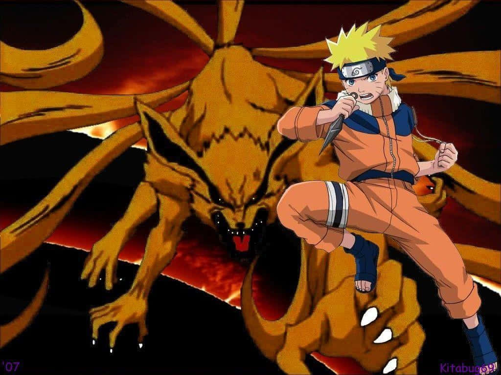 Naruto Nine Tails Fox Form Wallpaper