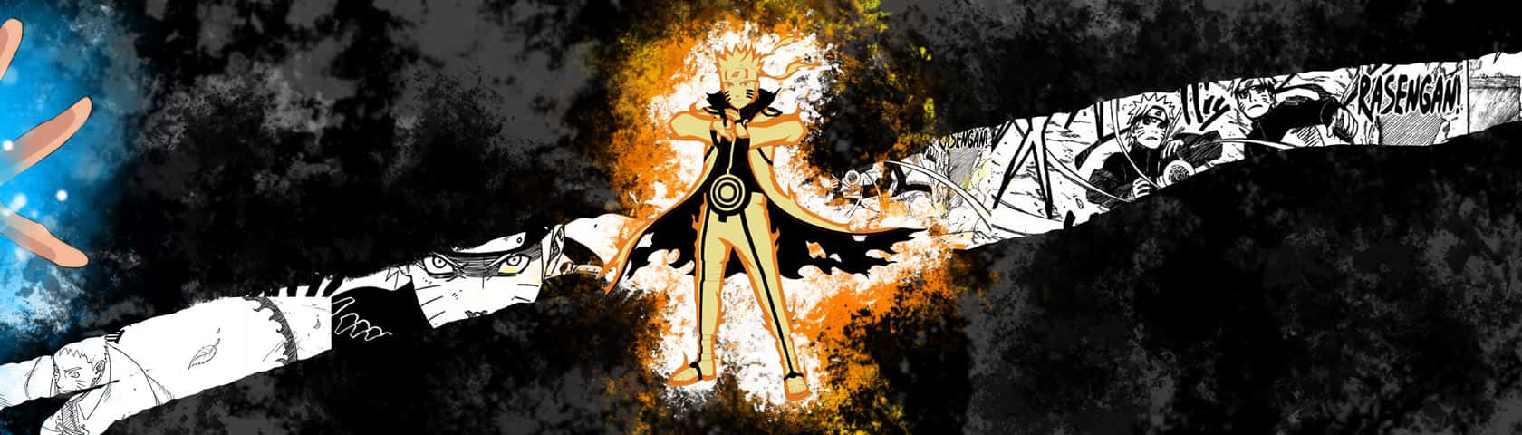 Naruto Sage Mode Manga Panel Wallpaper