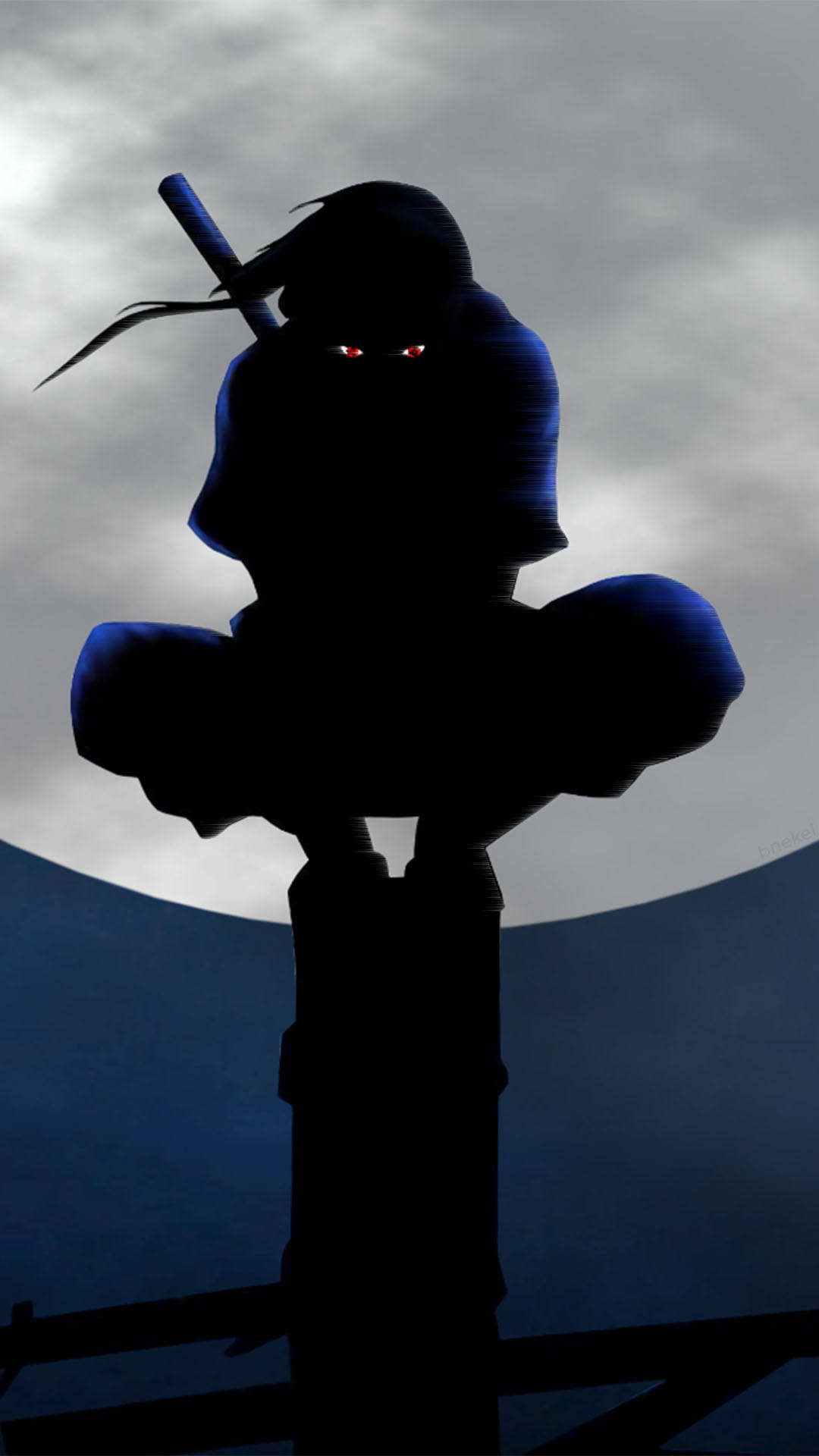 Naruto Shippudden Uchiha Itachi Pfp Silhouette Digital Art Wallpaper