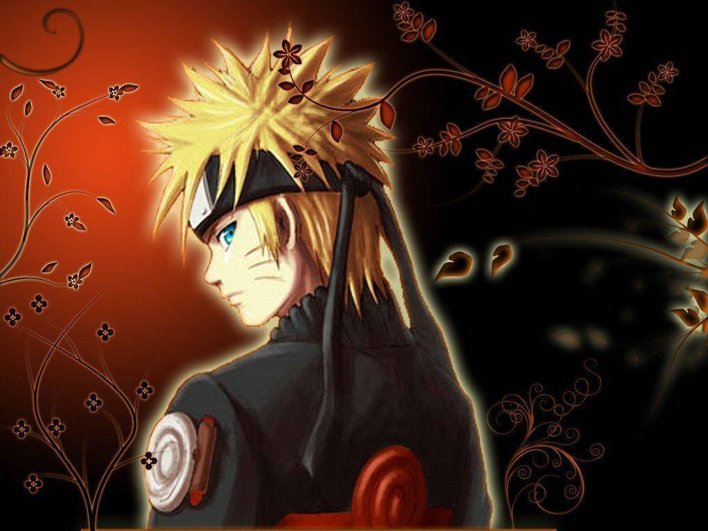 Naruto Uzumaki Strikes A Powerful Battle Pose! Wallpaper