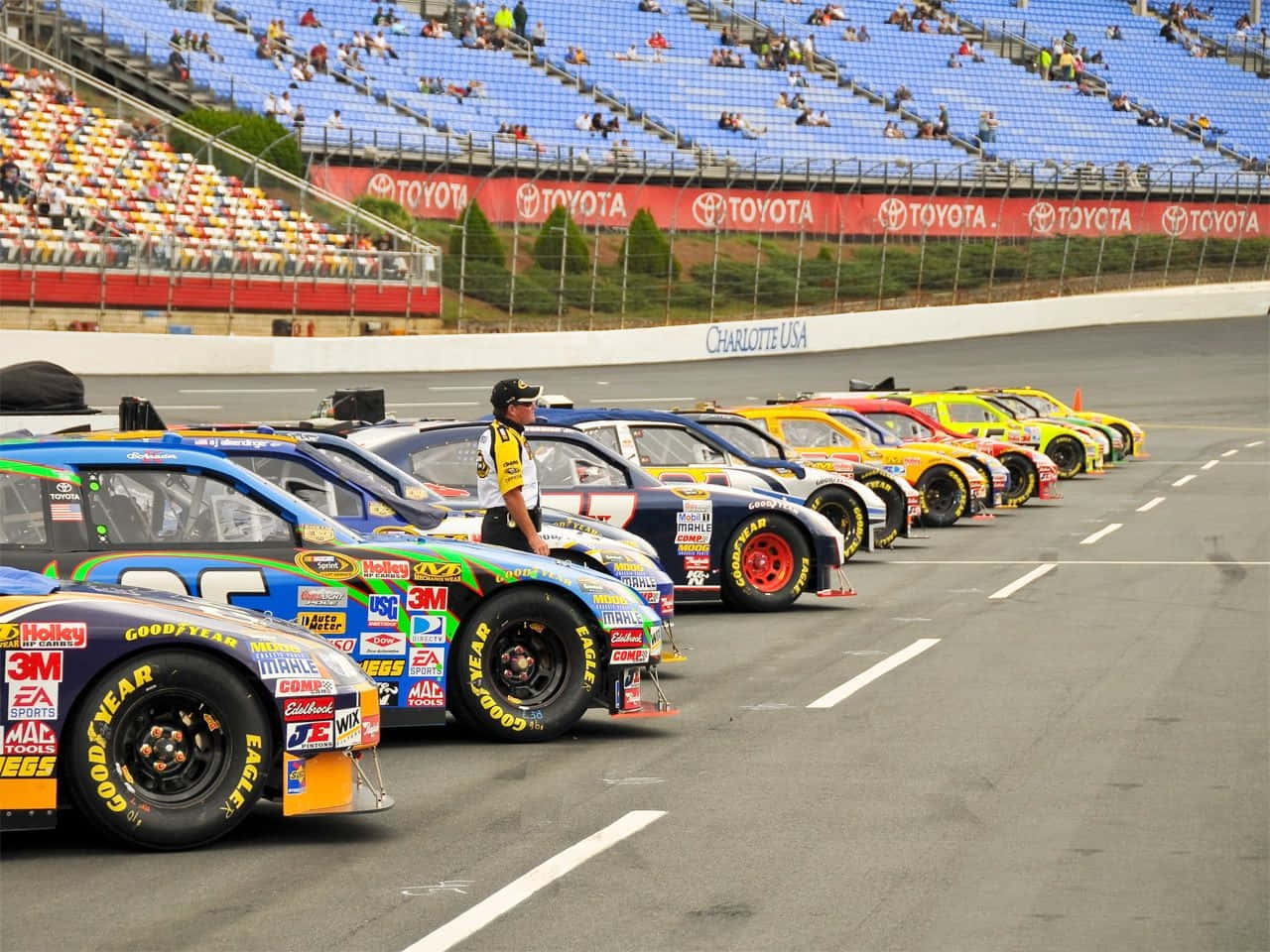 Nascar Parked Wallpaper