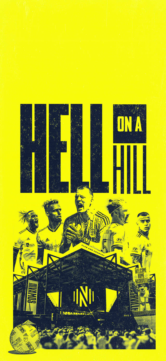 Nashville Sc Hell On A Hill Wallpaper