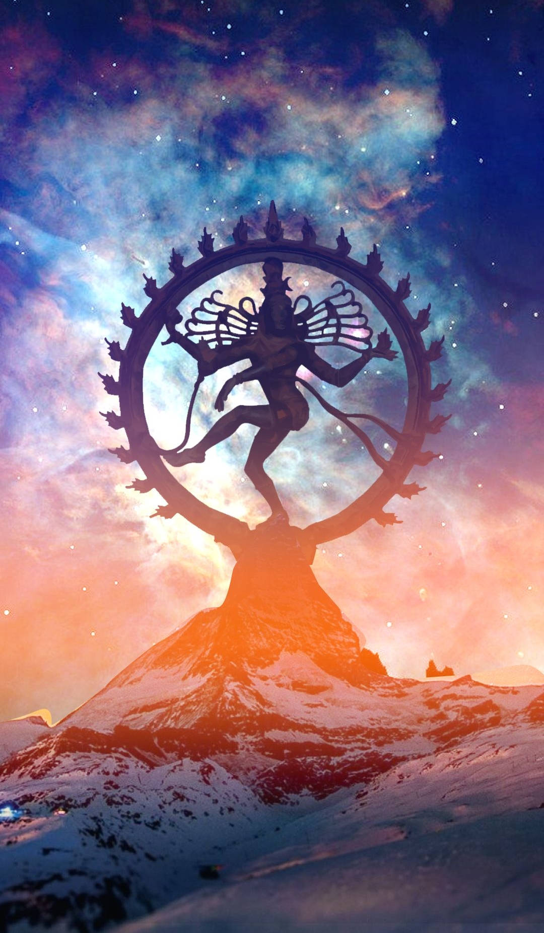 Nataraja Cosmic Art Wallpaper