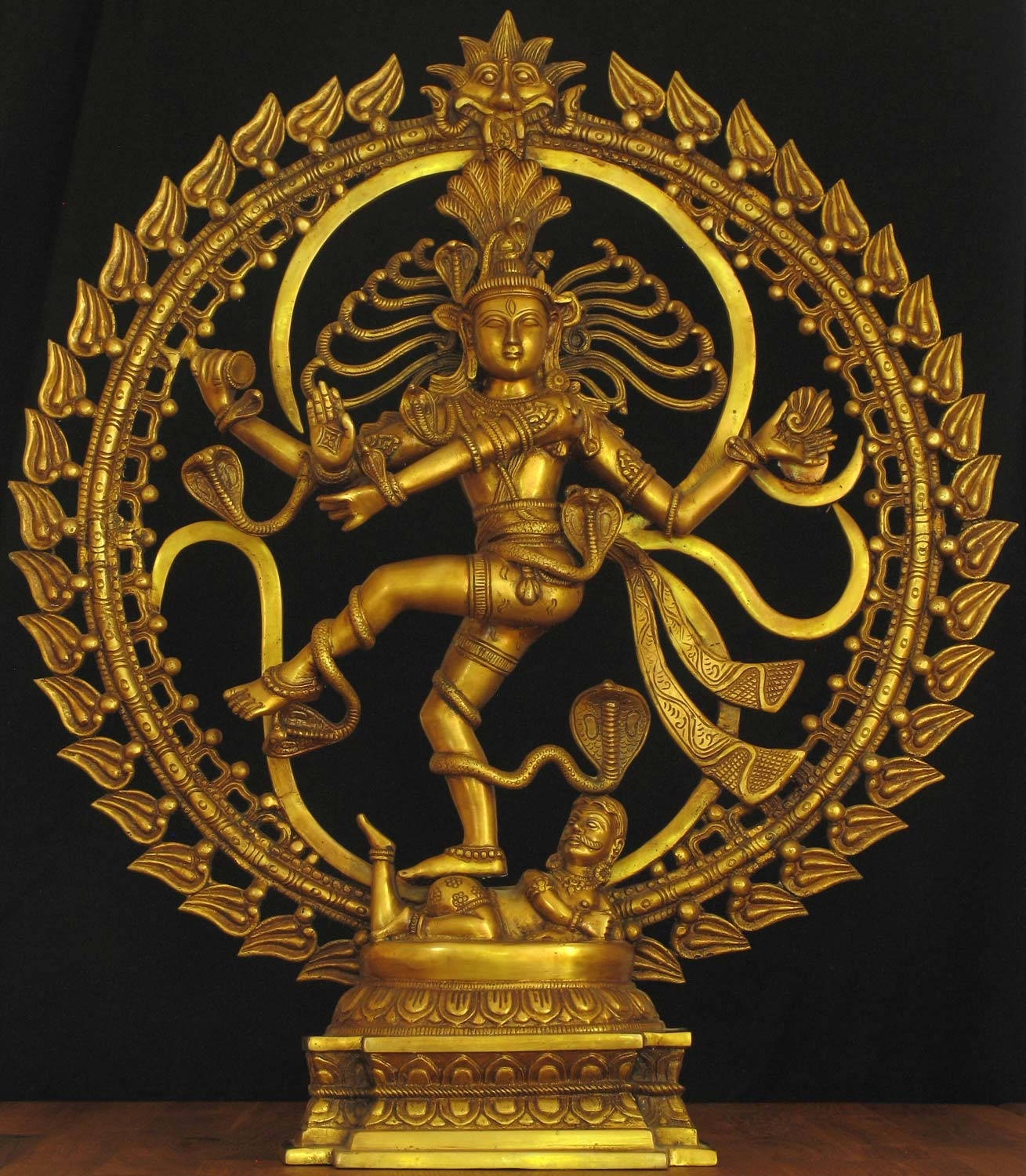 Nataraja Dark Metallic Figurine Wallpaper