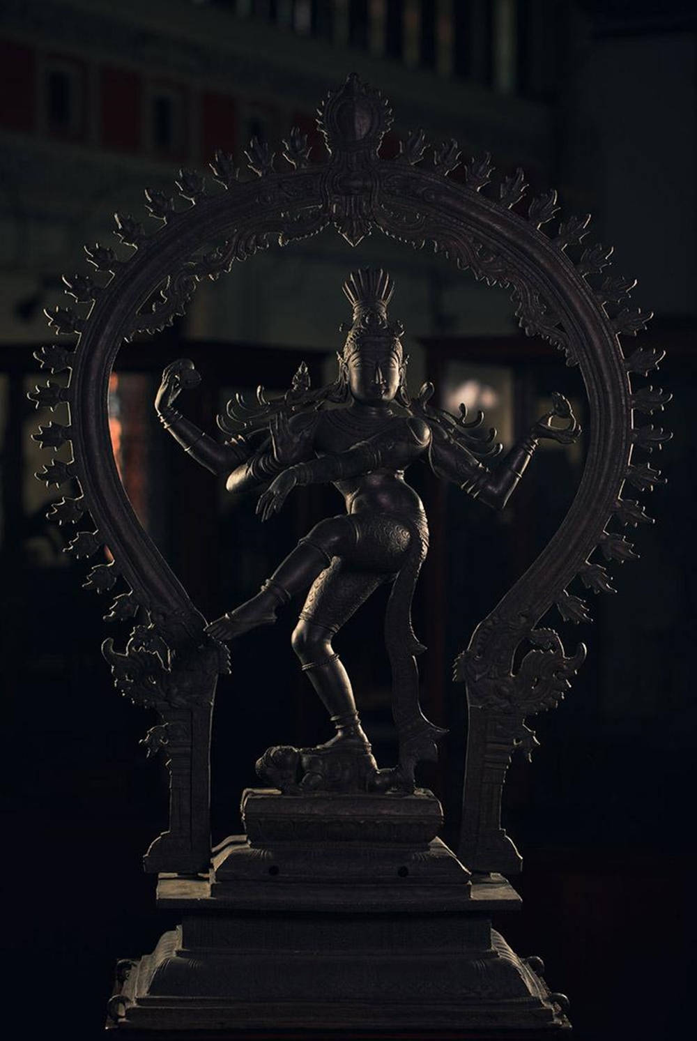 Nataraja Dark Temple Wallpaper