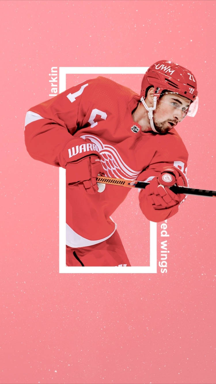 National Hockey League Player Dylan Larkin Wallpaper