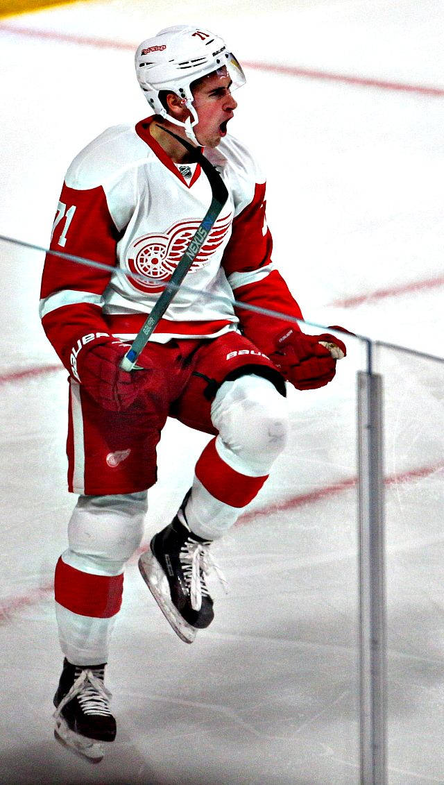 National Hockey Player Dylan Larkin Wallpaper