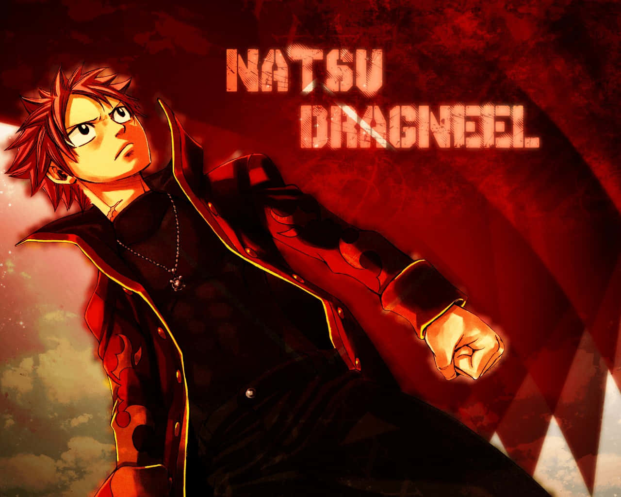 Natsu Dragneel - Unleashing The Fire Dragon Wallpaper