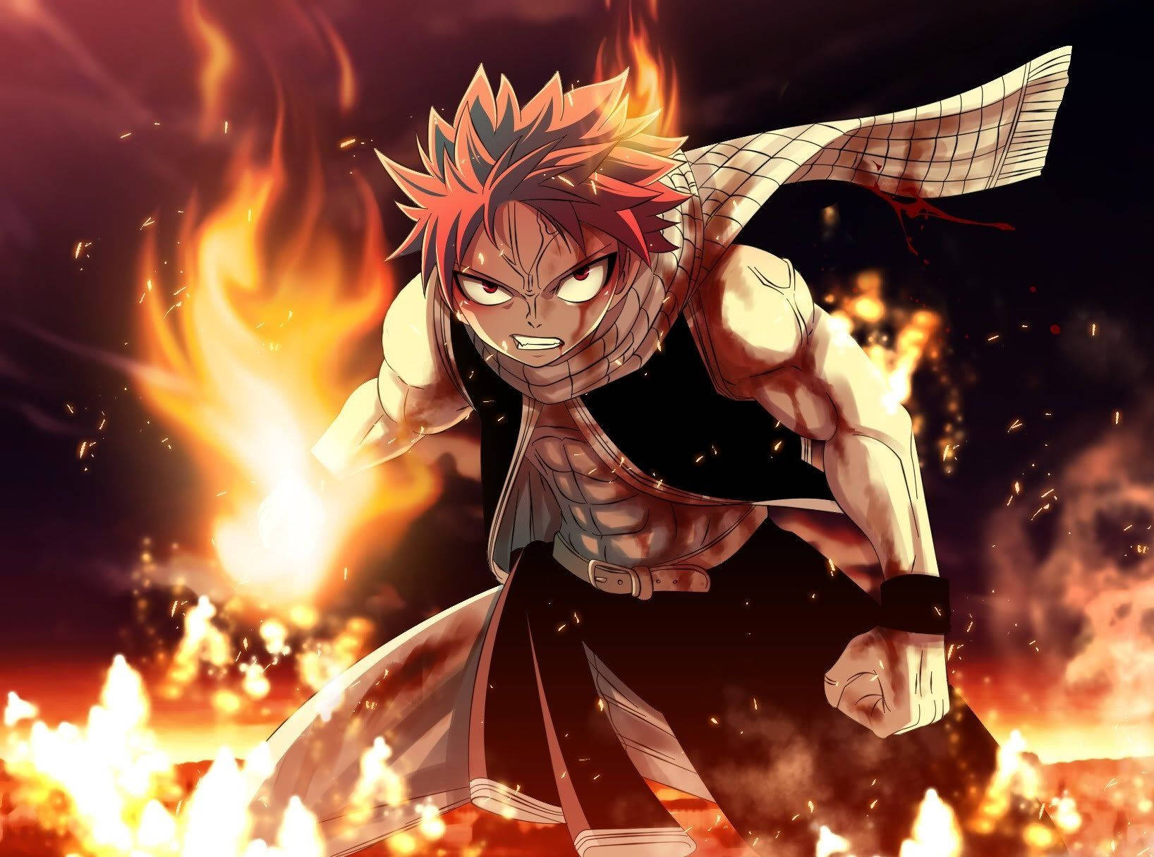 Natsu In His Element Wallpaper