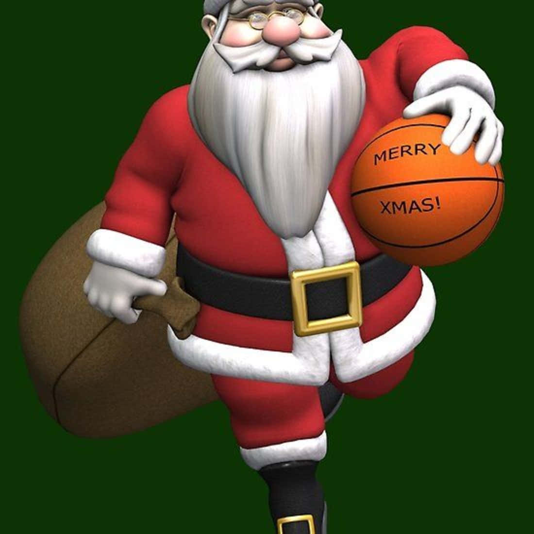 Nba Christmas Santa Wallpaper