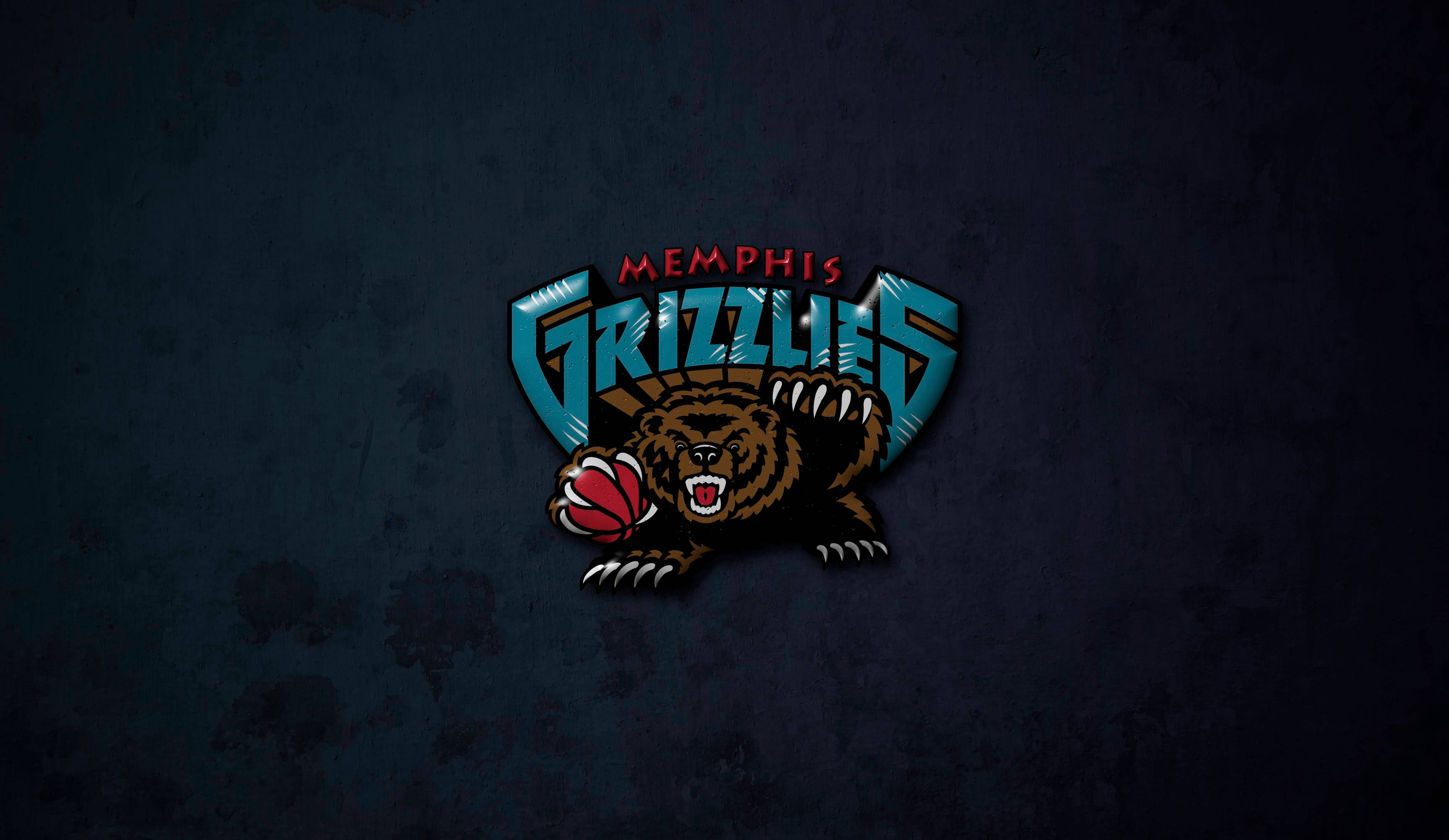 Nba Memphis Grizzlies Logo 3d Wallpaper