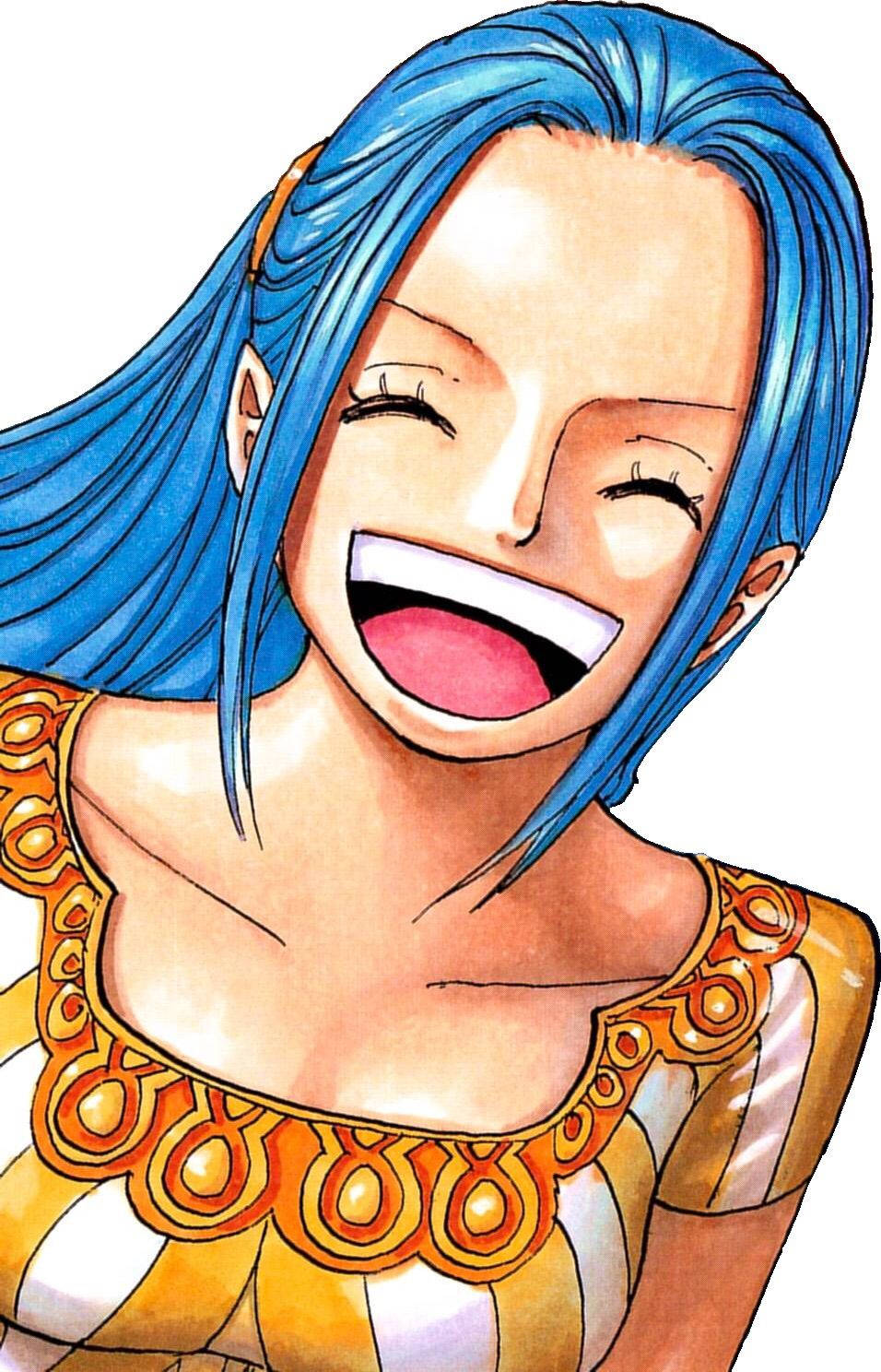 Nefertari Vivi Laughing Happily Wallpaper