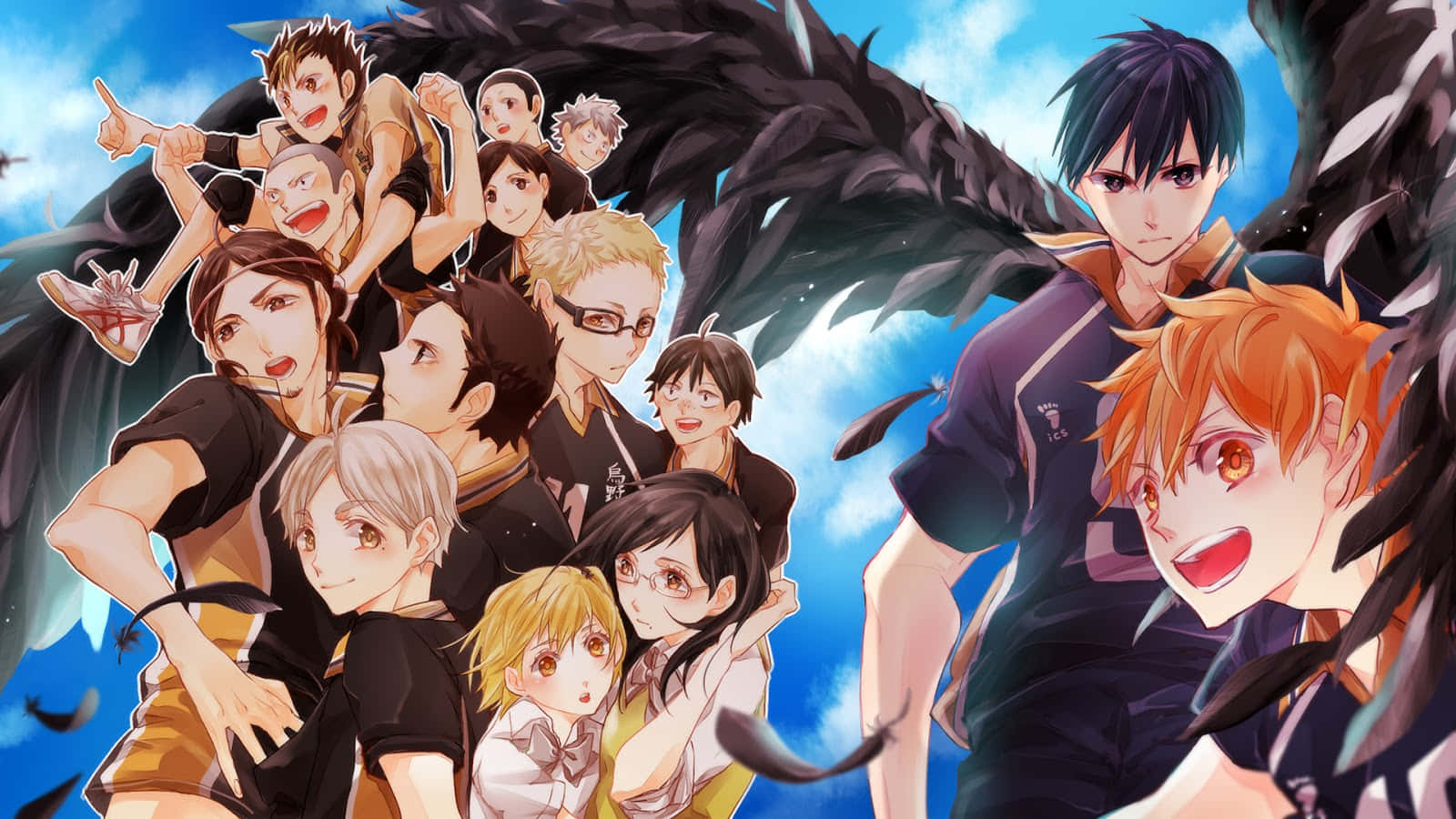 Nekoma High's Volleyball Team - Ready To Soar Wallpaper