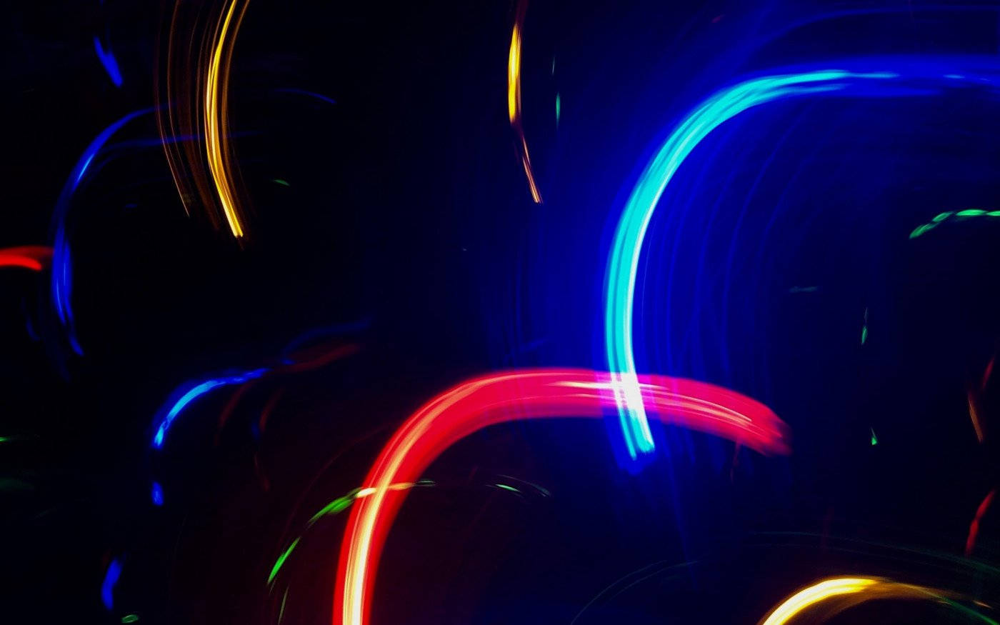 Neon Light Lines Wallpaper