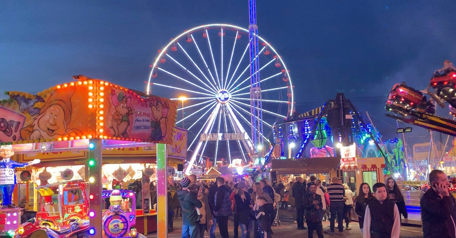 Neon Lights At The Fair Wallpaper