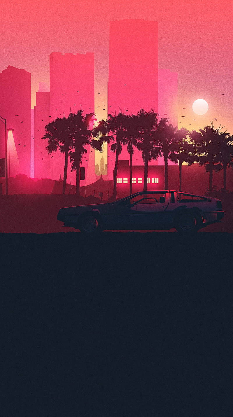 Neon Miami Florida Wallpaper