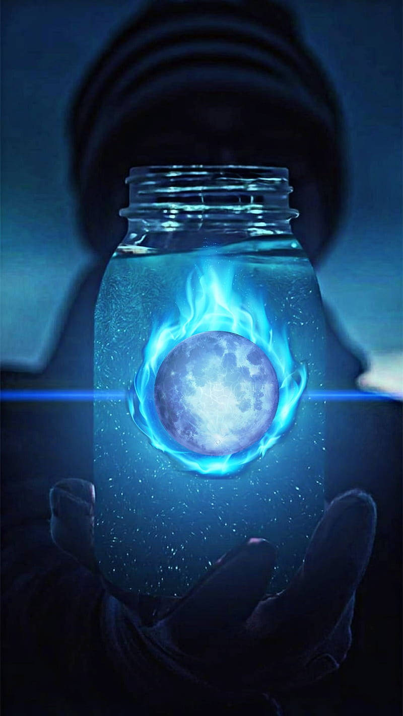 Neon Moon In A Jar Wallpaper